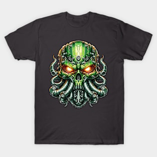 Biomech Cthulhu Overlord S01 D49 T-Shirt